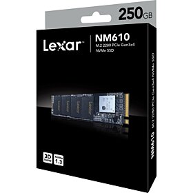 Lexar NM610 250GB Rbna Internal SSD PCIe | LNM610-250RBNA