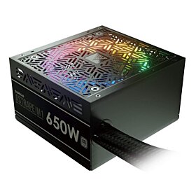 GAMDIAS ASTRAPE M1-650G RGB 80 Plus Gold Certified Power Supply | ASTRAPE M1-650G