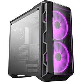 Cooler Master Master Case H500 Tempered Glass Side Panel RGB Fans with RGB Controller ATX Mid-Tower Computer Case | MCM-H500-IGNN-S00