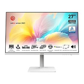 MSI Modern 27" WQHD, IPS, 100Hz, 1ms, Business Monitor - White | MD272QXPW