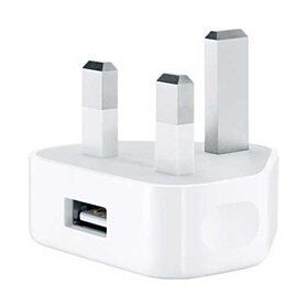 Apple 5W USB Power Adapter 3 Pin for iPhones - White | MD812