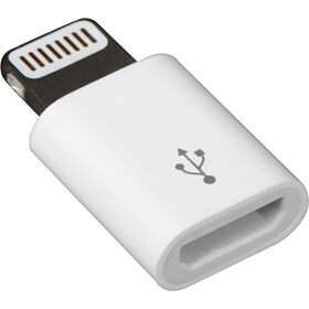 Apple Lightning to Micro USB Adapter - White | MD820