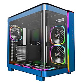 Montech KING 95 PRO Dual-Chamber ATX Mid-Tower Gaming Case - Blue| MO-CA-KING95-PRO-BLUE