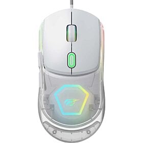 HAVIT RGB 3in1 12800DPI Wired Gaming Mouse - White | MS965SE