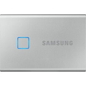 Samsung 500GB T7 Touch Portable SSD - Silver | MU-PC500S/WW