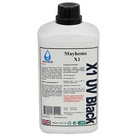 Mayhems X1 UV Black Coolant 1 Liter | MX1UVB1L