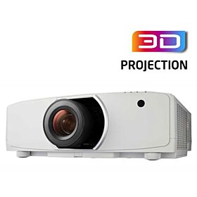 NEC 7000 Lumens ANSI with WXGA Resolution, LCD Professional Installation Projector - White | PA703W