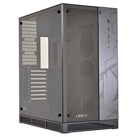 Lian Li ROG Certified Aluminum+ Tempered Glass Front and Side Windows  E-ATX Computer Case - Black | PC-O11 WGX