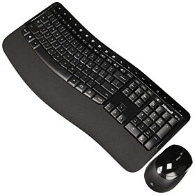 Microsoft Wireless Comfort Desktop 5050 Keyboard and Mouse - Black | PP4-00018