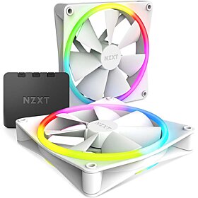 NZXT F140 RGB 140mm Double Pack - White | RF-D14DF-W1