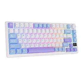 RK ROYAL Kludge M75 wireless mechanical keyboard - Taro Milk | RK-M75-TARO