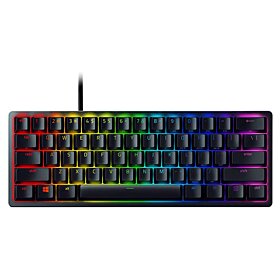 Razer Huntsman Mini 60% Gaming PBT Chroma RGB Keyboard with Clicky Purple Optical Switches | RZ03-03390100-R3M1