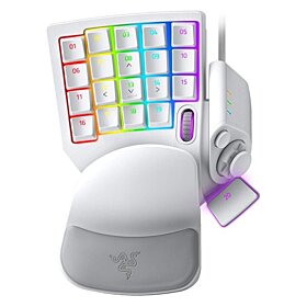 Razer Tartarus Pro Chroma RGB Programmable Gaming Keypad - Mercury White | RZ07-03110200-R3M1