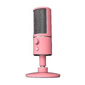 Razer Seiren X Cardioid Condenser Streaming USB Desktop Microphone - Pink | RZ19-02290300-R3M1