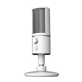Razer Seiren X Cardioid Condenser Streaming USB Desktop Microphone - Mercury White | RZ19-02290400-R3M1