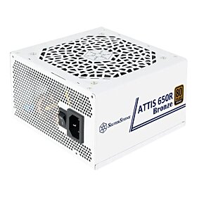 SilverStone 650W 80 PLUS Bronze ATX 3.1 Power Supply - Black | SST-AT650R-BF-WBW