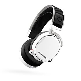 SteelSeries Arctis Pro Wireless Lossless High Fidelity Wireless Gaming Headset + Bluetooth for PS4 and PC - White | 61474