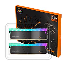 V-color Manta XPrism RGB 64GB (32GBx2) 6000MHz DDR5 Memory Kit - Black | TMXPL3260834KWK