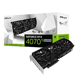 PNY GeForce RTX 4070 Ti SUPER 16GB GDDR6X Graphics Card, DLSS 3