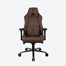 Arozzi Vernazza Supersoft Top-Tier Fabric Gaming Chair - Brown | VERNAZZA-SPSF-BWN