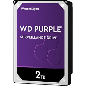 WD Purple 2TB Surveillance 5400 RPM 64MB Cache 3.5" HDD| WD20PURZ