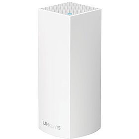 Linksys Velop Tri-band AC-2200 Whole Home Wi-Fi Mesh System upto 2000 sq. ft. Coverage Works with Amazon Alexa - White | WHW0301