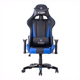 XFX Entry GT200 Faux Leather Gaming Chair - Black / Blue | XF-CHGA-GT200BLv