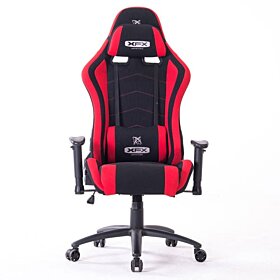 XFX Mainstream GTS300 Fabric Gaming Chair - Black / Red | XF-CHGA-GTS300RD