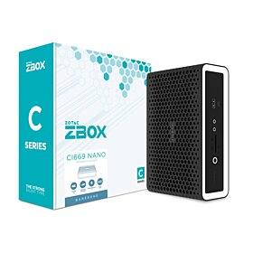 Zotac ZBOX CI669 Nano Mini PC (Barebone) | ZBOX-CI669NANO-BE