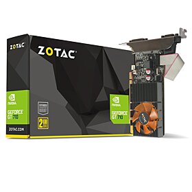 ZOTAC GAMING GeForce GT 710 2GB DDR3 Graphics Card - Black | ZT-71310-10L