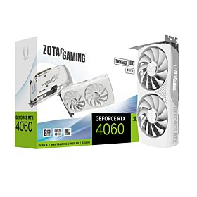 Zotac GAMING GeForce RTX 4060 Twin Edge OC White Edition 8GB GDDR6 Graphics Card - DLSS 3