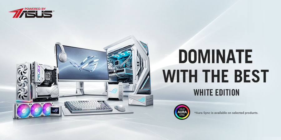 Asus dominate with best white edition